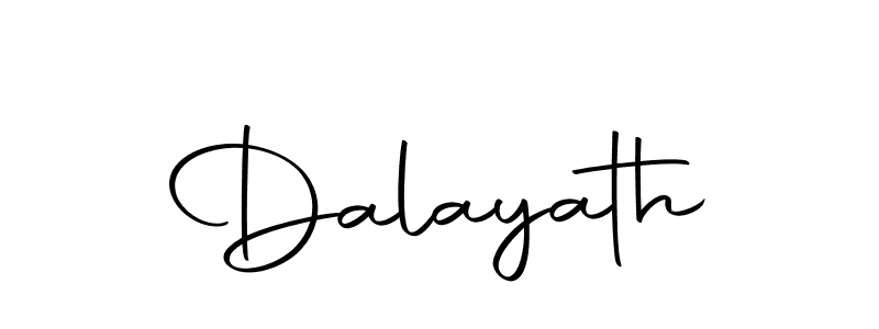 Design your own signature with our free online signature maker. With this signature software, you can create a handwritten (Autography-DOLnW) signature for name Dalayath. Dalayath signature style 10 images and pictures png