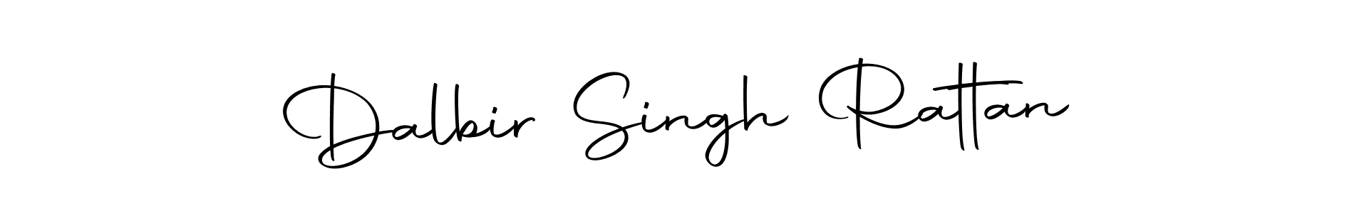 How to make Dalbir Singh Rattan name signature. Use Autography-DOLnW style for creating short signs online. This is the latest handwritten sign. Dalbir Singh Rattan signature style 10 images and pictures png