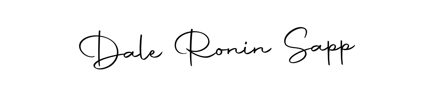 Create a beautiful signature design for name Dale Ronin Sapp. With this signature (Autography-DOLnW) fonts, you can make a handwritten signature for free. Dale Ronin Sapp signature style 10 images and pictures png
