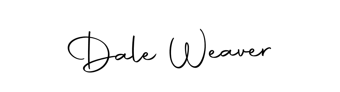 How to make Dale Weaver name signature. Use Autography-DOLnW style for creating short signs online. This is the latest handwritten sign. Dale Weaver signature style 10 images and pictures png