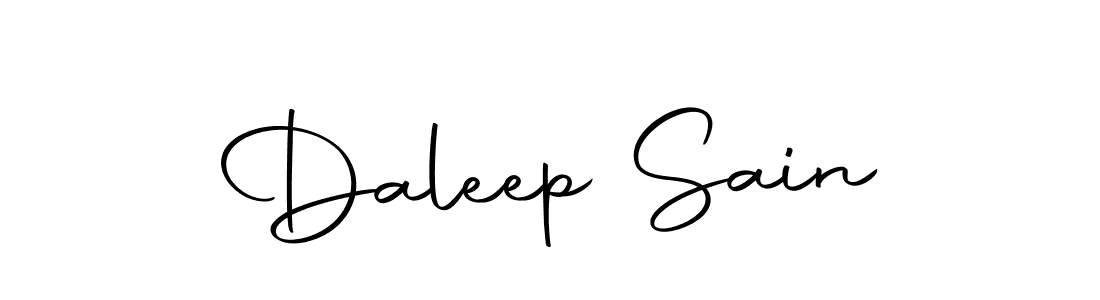 Use a signature maker to create a handwritten signature online. With this signature software, you can design (Autography-DOLnW) your own signature for name Daleep Sain. Daleep Sain signature style 10 images and pictures png
