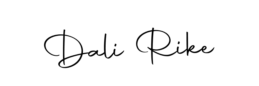 How to make Dali Rike name signature. Use Autography-DOLnW style for creating short signs online. This is the latest handwritten sign. Dali Rike signature style 10 images and pictures png