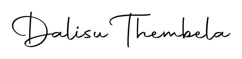 Create a beautiful signature design for name Dalisu Thembela. With this signature (Autography-DOLnW) fonts, you can make a handwritten signature for free. Dalisu Thembela signature style 10 images and pictures png
