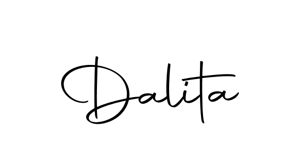 Make a beautiful signature design for name Dalita. With this signature (Autography-DOLnW) style, you can create a handwritten signature for free. Dalita signature style 10 images and pictures png