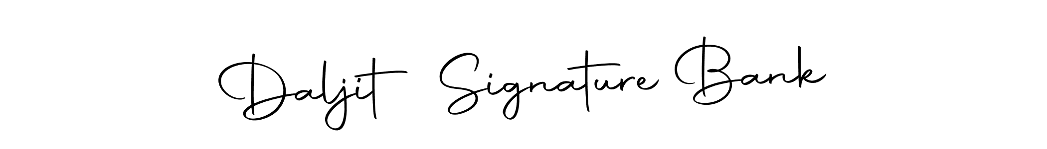 Create a beautiful signature design for name Daljit Signature Bank. With this signature (Autography-DOLnW) fonts, you can make a handwritten signature for free. Daljit Signature Bank signature style 10 images and pictures png