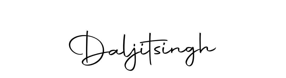 Use a signature maker to create a handwritten signature online. With this signature software, you can design (Autography-DOLnW) your own signature for name Daljitsingh. Daljitsingh signature style 10 images and pictures png