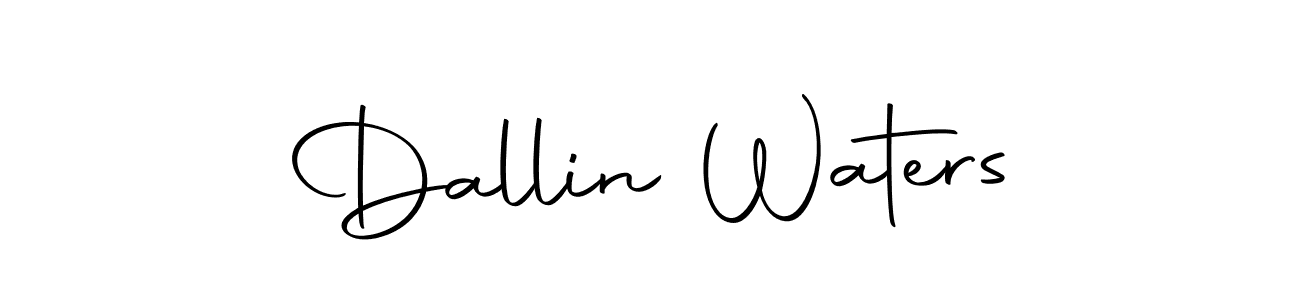Make a beautiful signature design for name Dallin Waters. With this signature (Autography-DOLnW) style, you can create a handwritten signature for free. Dallin Waters signature style 10 images and pictures png