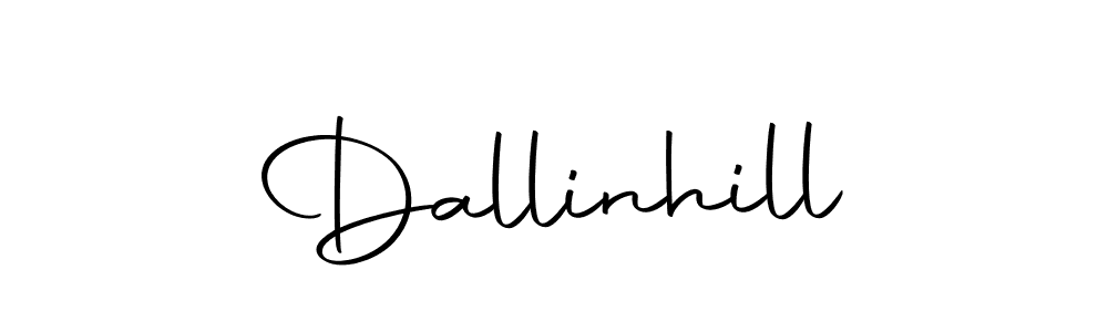 Use a signature maker to create a handwritten signature online. With this signature software, you can design (Autography-DOLnW) your own signature for name Dallinhill. Dallinhill signature style 10 images and pictures png