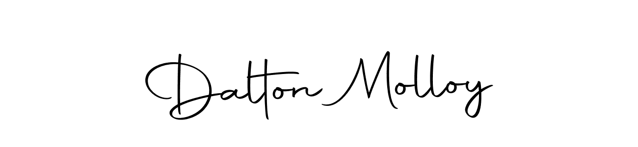 Design your own signature with our free online signature maker. With this signature software, you can create a handwritten (Autography-DOLnW) signature for name Dalton Molloy. Dalton Molloy signature style 10 images and pictures png