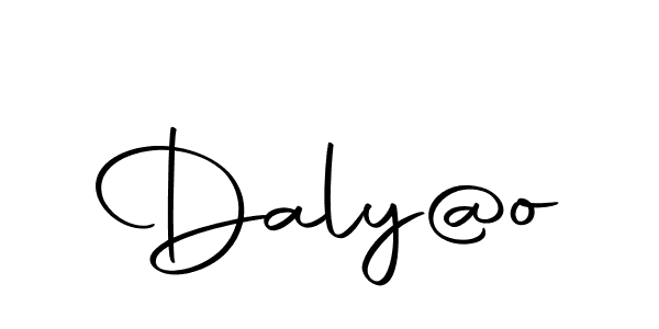 The best way (Autography-DOLnW) to make a short signature is to pick only two or three words in your name. The name Daly@o include a total of six letters. For converting this name. Daly@o signature style 10 images and pictures png