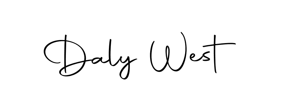 Make a short Daly West signature style. Manage your documents anywhere anytime using Autography-DOLnW. Create and add eSignatures, submit forms, share and send files easily. Daly West signature style 10 images and pictures png