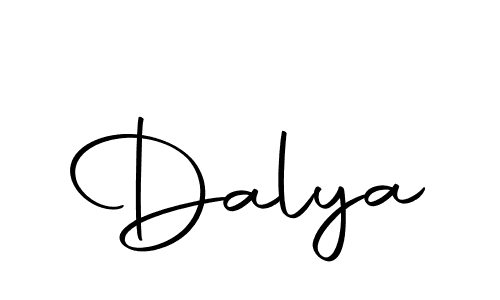 The best way (Autography-DOLnW) to make a short signature is to pick only two or three words in your name. The name Dalya include a total of six letters. For converting this name. Dalya signature style 10 images and pictures png