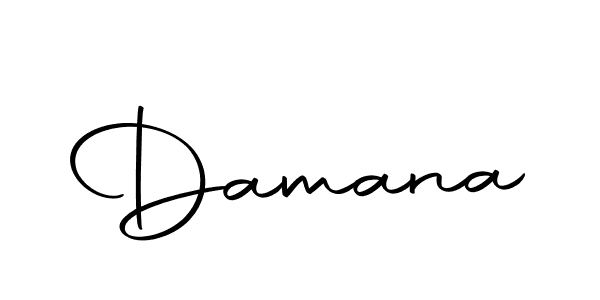 How to make Damana signature? Autography-DOLnW is a professional autograph style. Create handwritten signature for Damana name. Damana signature style 10 images and pictures png