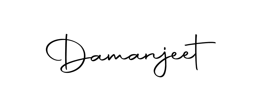 Create a beautiful signature design for name Damanjeet. With this signature (Autography-DOLnW) fonts, you can make a handwritten signature for free. Damanjeet signature style 10 images and pictures png
