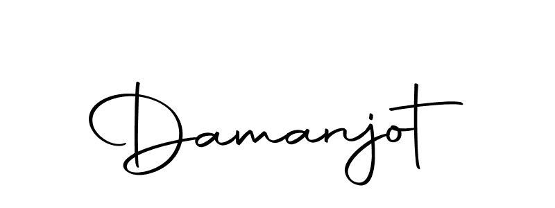 Use a signature maker to create a handwritten signature online. With this signature software, you can design (Autography-DOLnW) your own signature for name Damanjot. Damanjot signature style 10 images and pictures png