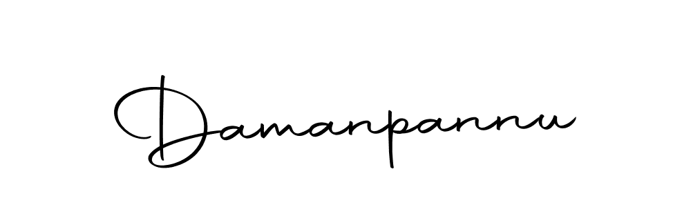 Create a beautiful signature design for name Damanpannu. With this signature (Autography-DOLnW) fonts, you can make a handwritten signature for free. Damanpannu signature style 10 images and pictures png