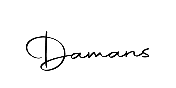 Damans stylish signature style. Best Handwritten Sign (Autography-DOLnW) for my name. Handwritten Signature Collection Ideas for my name Damans. Damans signature style 10 images and pictures png