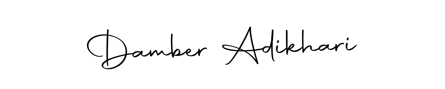 if you are searching for the best signature style for your name Damber Adikhari. so please give up your signature search. here we have designed multiple signature styles  using Autography-DOLnW. Damber Adikhari signature style 10 images and pictures png