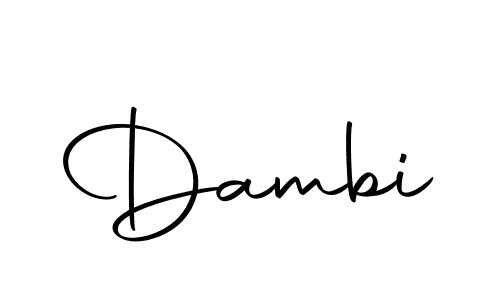 How to make Dambi signature? Autography-DOLnW is a professional autograph style. Create handwritten signature for Dambi name. Dambi signature style 10 images and pictures png