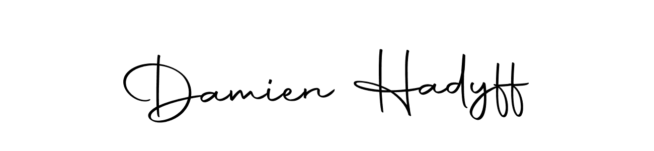 The best way (Autography-DOLnW) to make a short signature is to pick only two or three words in your name. The name Damien Hadyff include a total of six letters. For converting this name. Damien Hadyff signature style 10 images and pictures png