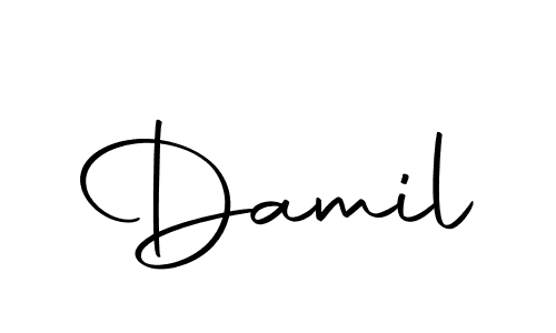 Also we have Damil name is the best signature style. Create professional handwritten signature collection using Autography-DOLnW autograph style. Damil signature style 10 images and pictures png