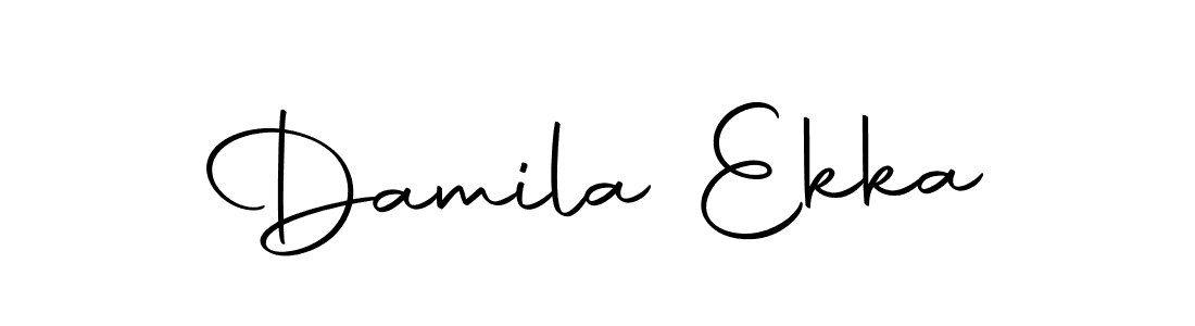 This is the best signature style for the Damila Ekka name. Also you like these signature font (Autography-DOLnW). Mix name signature. Damila Ekka signature style 10 images and pictures png