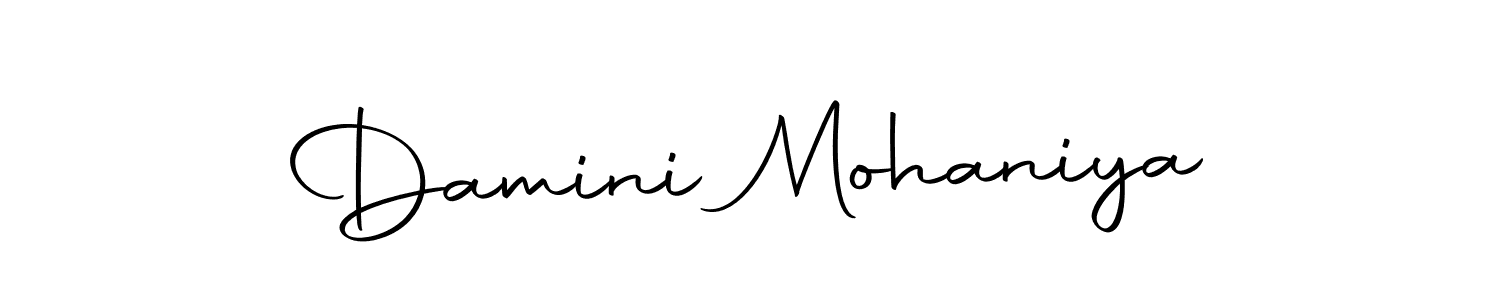 Also we have Damini Mohaniya name is the best signature style. Create professional handwritten signature collection using Autography-DOLnW autograph style. Damini Mohaniya signature style 10 images and pictures png