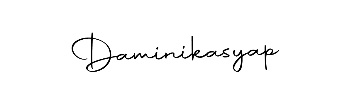 Daminikasyap stylish signature style. Best Handwritten Sign (Autography-DOLnW) for my name. Handwritten Signature Collection Ideas for my name Daminikasyap. Daminikasyap signature style 10 images and pictures png
