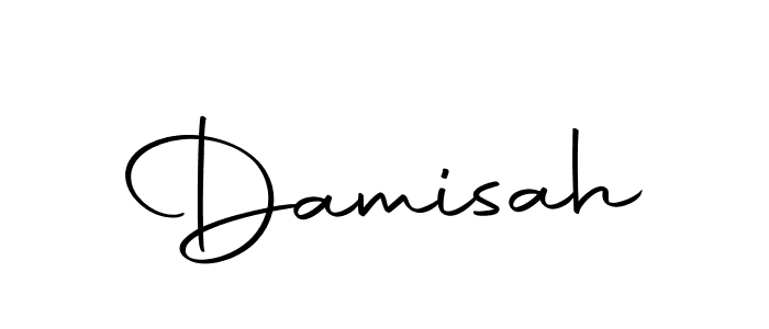 Use a signature maker to create a handwritten signature online. With this signature software, you can design (Autography-DOLnW) your own signature for name Damisah. Damisah signature style 10 images and pictures png