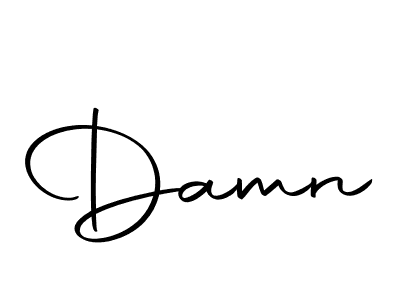 How to make Damn signature? Autography-DOLnW is a professional autograph style. Create handwritten signature for Damn name. Damn signature style 10 images and pictures png