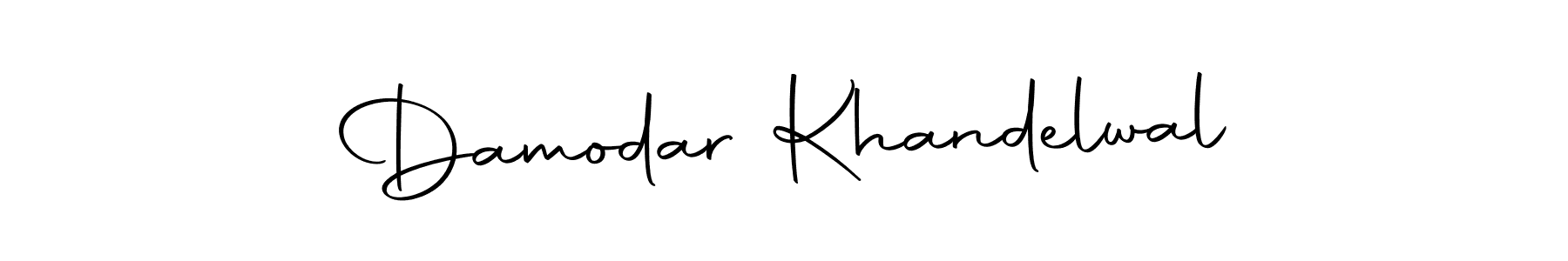 Make a beautiful signature design for name Damodar Khandelwal. With this signature (Autography-DOLnW) style, you can create a handwritten signature for free. Damodar Khandelwal signature style 10 images and pictures png