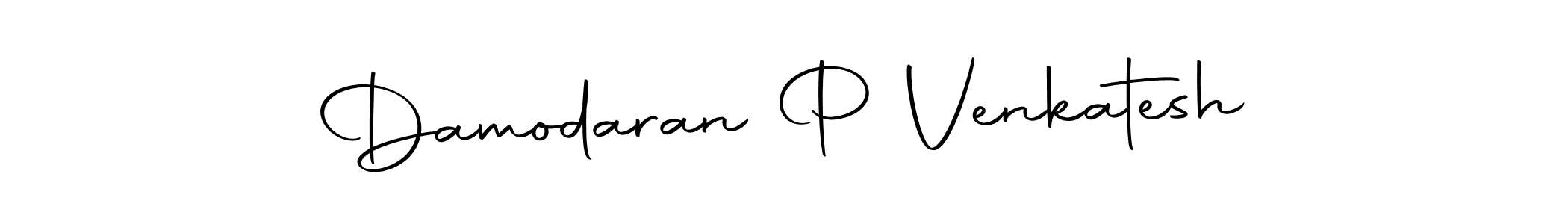 Make a beautiful signature design for name Damodaran P Venkatesh. With this signature (Autography-DOLnW) style, you can create a handwritten signature for free. Damodaran P Venkatesh signature style 10 images and pictures png