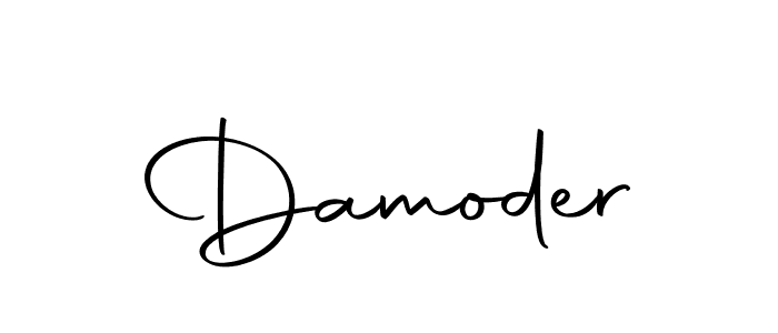 How to make Damoder name signature. Use Autography-DOLnW style for creating short signs online. This is the latest handwritten sign. Damoder signature style 10 images and pictures png