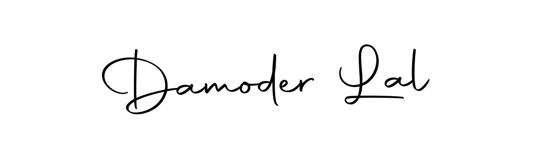 Design your own signature with our free online signature maker. With this signature software, you can create a handwritten (Autography-DOLnW) signature for name Damoder Lal. Damoder Lal signature style 10 images and pictures png