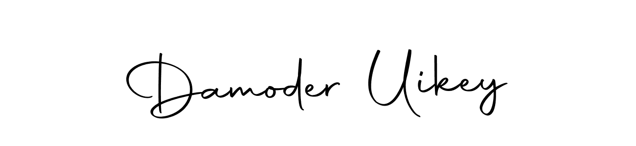 The best way (Autography-DOLnW) to make a short signature is to pick only two or three words in your name. The name Damoder Uikey include a total of six letters. For converting this name. Damoder Uikey signature style 10 images and pictures png