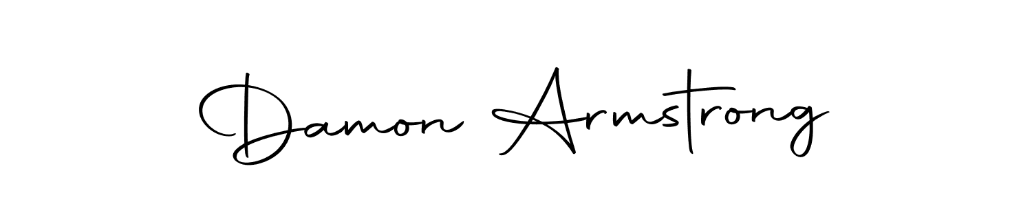 How to make Damon Armstrong name signature. Use Autography-DOLnW style for creating short signs online. This is the latest handwritten sign. Damon Armstrong signature style 10 images and pictures png