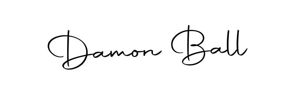 Use a signature maker to create a handwritten signature online. With this signature software, you can design (Autography-DOLnW) your own signature for name Damon Ball. Damon Ball signature style 10 images and pictures png