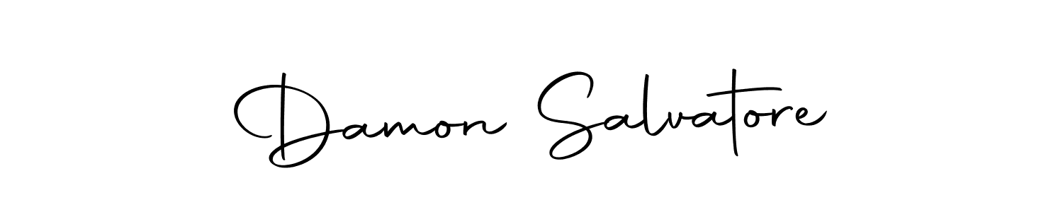 Design your own signature with our free online signature maker. With this signature software, you can create a handwritten (Autography-DOLnW) signature for name Damon Salvatore. Damon Salvatore signature style 10 images and pictures png