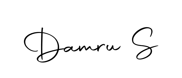 if you are searching for the best signature style for your name Damru S. so please give up your signature search. here we have designed multiple signature styles  using Autography-DOLnW. Damru S signature style 10 images and pictures png