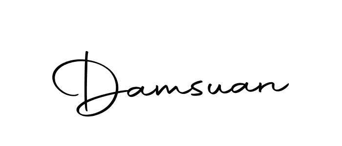 How to make Damsuan signature? Autography-DOLnW is a professional autograph style. Create handwritten signature for Damsuan name. Damsuan signature style 10 images and pictures png