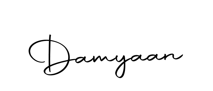 Damyaan stylish signature style. Best Handwritten Sign (Autography-DOLnW) for my name. Handwritten Signature Collection Ideas for my name Damyaan. Damyaan signature style 10 images and pictures png