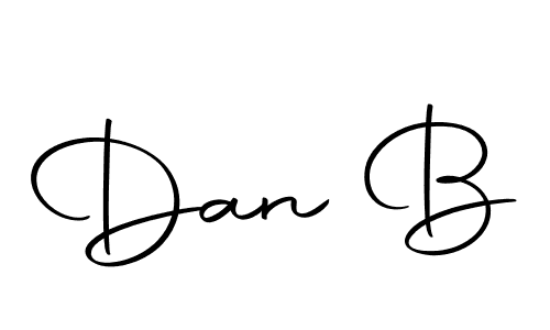 Make a beautiful signature design for name Dan B. With this signature (Autography-DOLnW) style, you can create a handwritten signature for free. Dan B signature style 10 images and pictures png