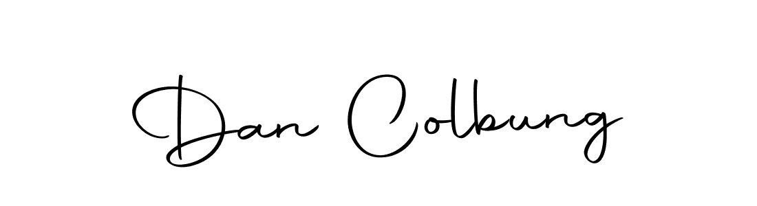 How to make Dan Colbung name signature. Use Autography-DOLnW style for creating short signs online. This is the latest handwritten sign. Dan Colbung signature style 10 images and pictures png