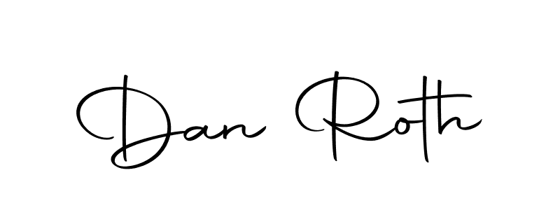 You should practise on your own different ways (Autography-DOLnW) to write your name (Dan Roth) in signature. don't let someone else do it for you. Dan Roth signature style 10 images and pictures png
