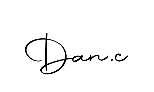 Make a beautiful signature design for name Dan.c. Use this online signature maker to create a handwritten signature for free. Dan.c signature style 10 images and pictures png
