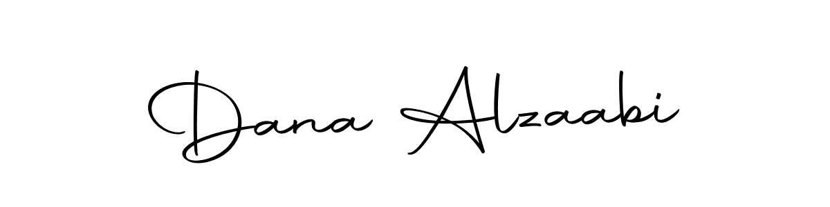 Make a beautiful signature design for name Dana Alzaabi. Use this online signature maker to create a handwritten signature for free. Dana Alzaabi signature style 10 images and pictures png