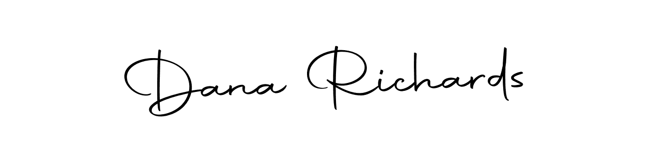 How to make Dana Richards name signature. Use Autography-DOLnW style for creating short signs online. This is the latest handwritten sign. Dana Richards signature style 10 images and pictures png