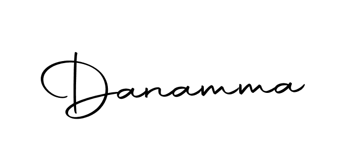 The best way (Autography-DOLnW) to make a short signature is to pick only two or three words in your name. The name Danamma include a total of six letters. For converting this name. Danamma signature style 10 images and pictures png