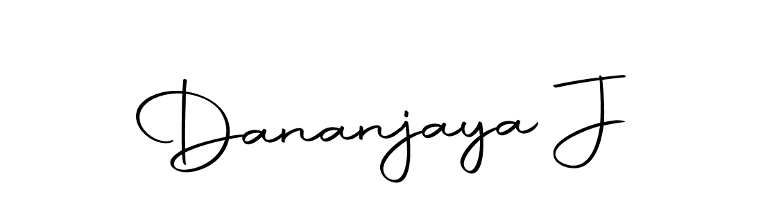 How to make Dananjaya J signature? Autography-DOLnW is a professional autograph style. Create handwritten signature for Dananjaya J name. Dananjaya J signature style 10 images and pictures png