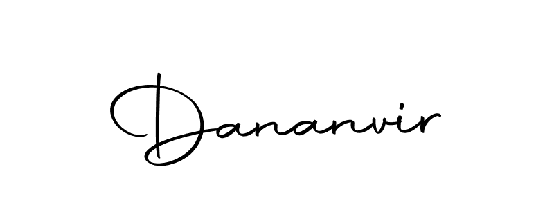 Design your own signature with our free online signature maker. With this signature software, you can create a handwritten (Autography-DOLnW) signature for name Dananvir. Dananvir signature style 10 images and pictures png